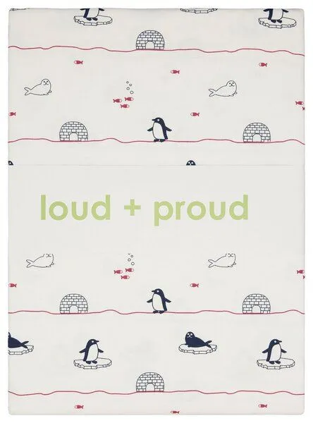loud + proud loud + proud Kinder Jersey Bettwäsche-Set 100 x 135cm, GOTS-zertifiziert, Berry(pink), – Produktbild 4 von 4