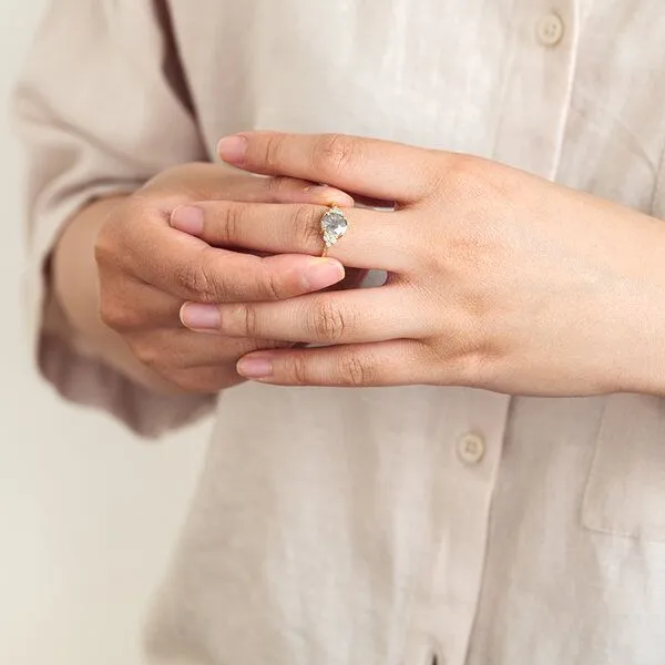Eppi Eppi Ring mit Salt and Pepper Diamant Agathe – Produktbild 1 von 4
