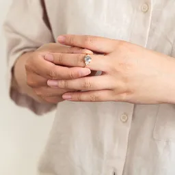 Eppi Eppi Ring mit Salt and Pepper Diamant Agathe – Produktbild 1 von 1