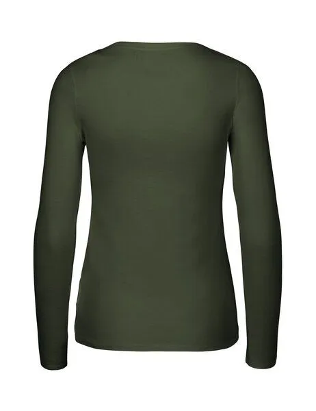 Neutral® - 3FREUNDE Neutral® - 3FREUNDE Frauen Longsleeve, Military, – Produktbild 3 von 4