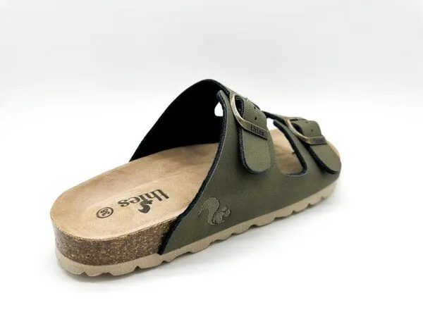 thies Vegane Eco Bio Sandale thies PET MEN, Seaweed, – Produktbild 3 von 4