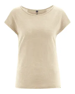 HempAge Hempage Damen vegan T-Shirt Regular Fit Gobi Beige – Produktbild 1 von 1
