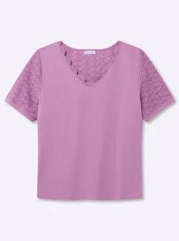 sheego by Joe Browns V-Shirt orchidee – Produktbild 1 von 1