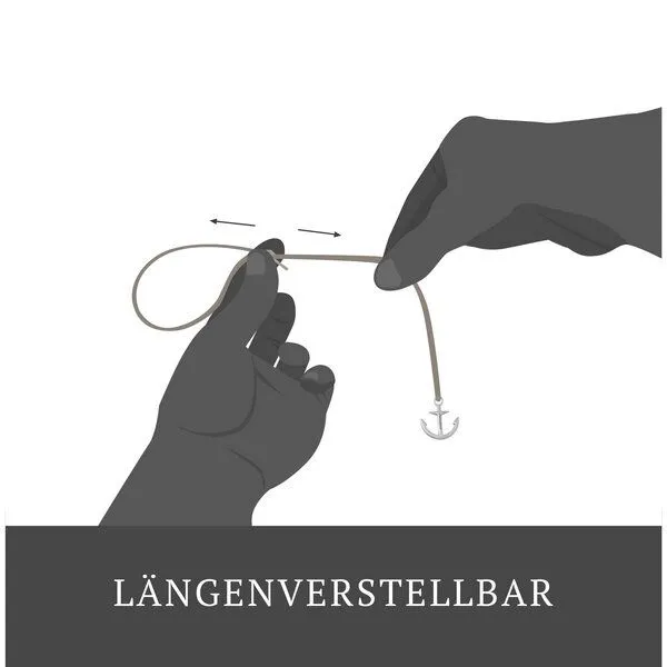 Classygood. Classygood. Anker Armband Edelstahl Alcantara-Leder Band, Grün, – Produktbild 3 von 4