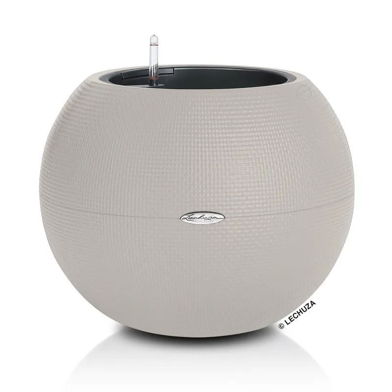 Lechuza® Lechuza® 'Puro Color 50', sandbraun, ca. Ø 50 x H 39 cm, Braunbeige, – Produktbild 1 von 1