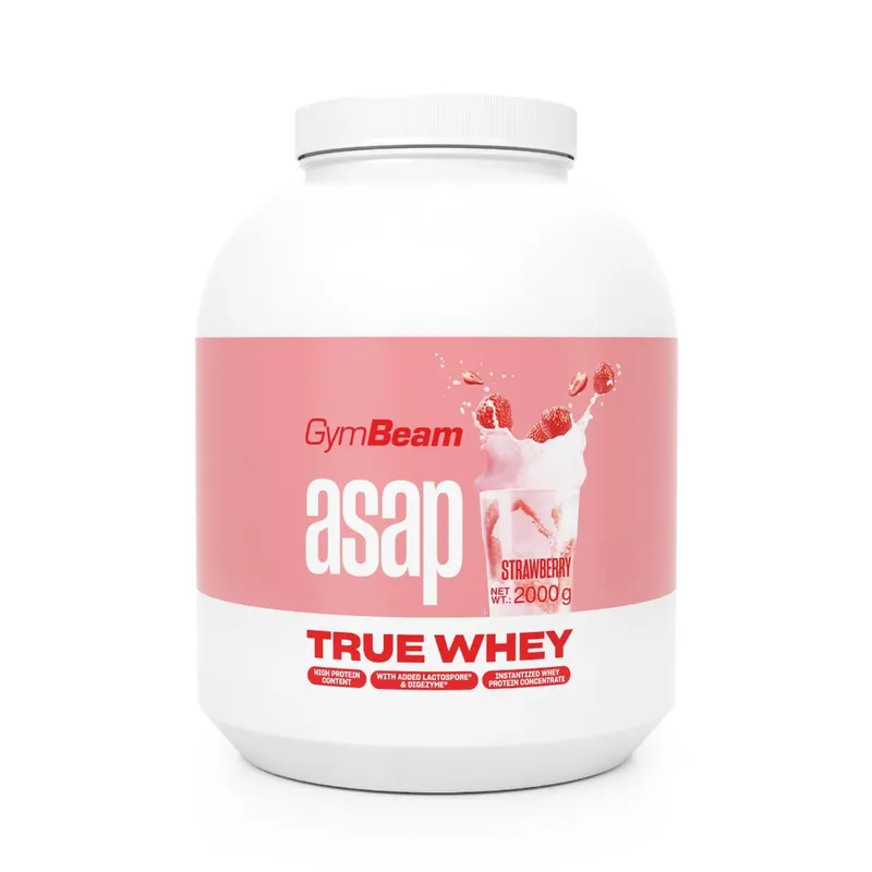 GymBeam ASAP GymBeam ASAP True Whey 2000 g Erdbeere – Produktbild 1 von 1