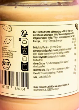 KoRo Bio Erdnussmus 500 g – Produktbild 1 von 1