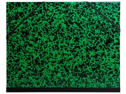 Exacompta Exacompta Zeichenmappe mit Stoffband, 500 x 650 mm, Gummizug, grün – Produktbild 1 von 1