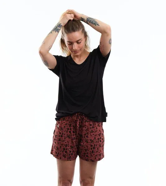 Gary Mash GARY MASH Kurzer Pyjama Marion aus softem LENZING ECOVERO Mix, Mehrfarbig, – Produktbild 3 von 4