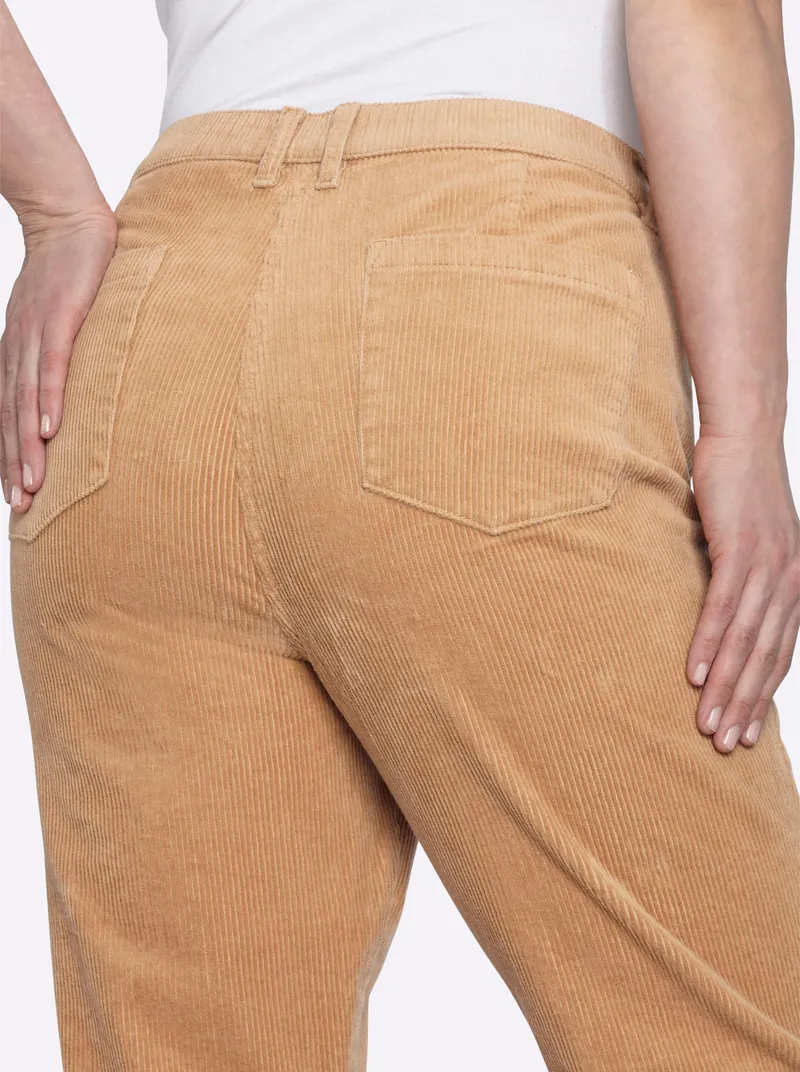 sheego Cordhose, Camel, – Produktbild 1 von 2