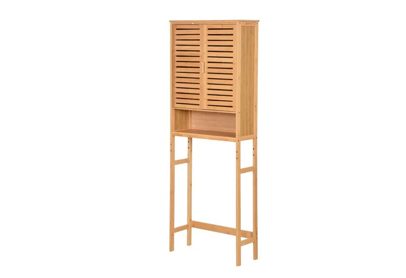 AD.CON Umbauschrank Waschmaschinenschrank Badschrank Regal mit Verstellbaren Regalböden – Produktbild 1 von 5