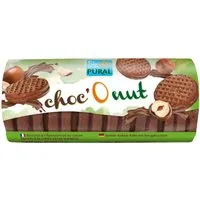 Pural PURAL Bio-Dinkel-Doppelkeks mit Nougatcreme "Choc'O nut", 85 g – Produktbild 1 von 1