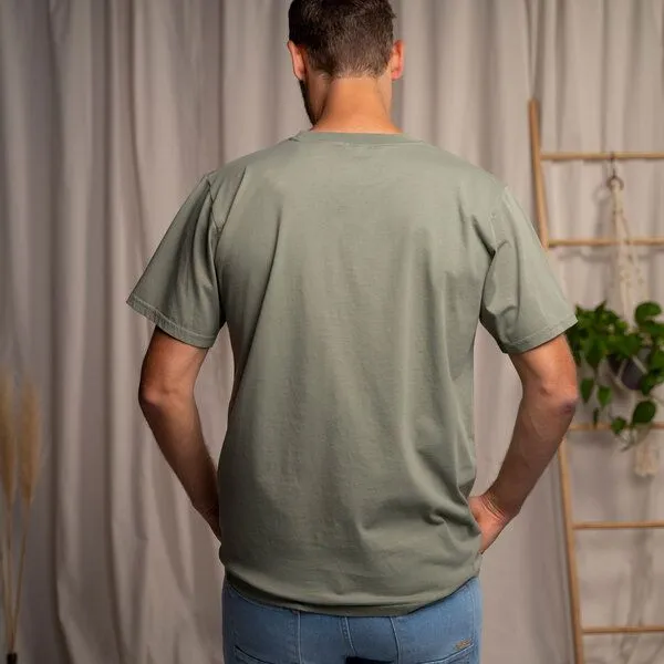 Vresh Clothing Vresh Clothing Vred - Oversized unisex T-Shirt aus Biobaumwolle, Salbei, – Produktbild 2 von 4