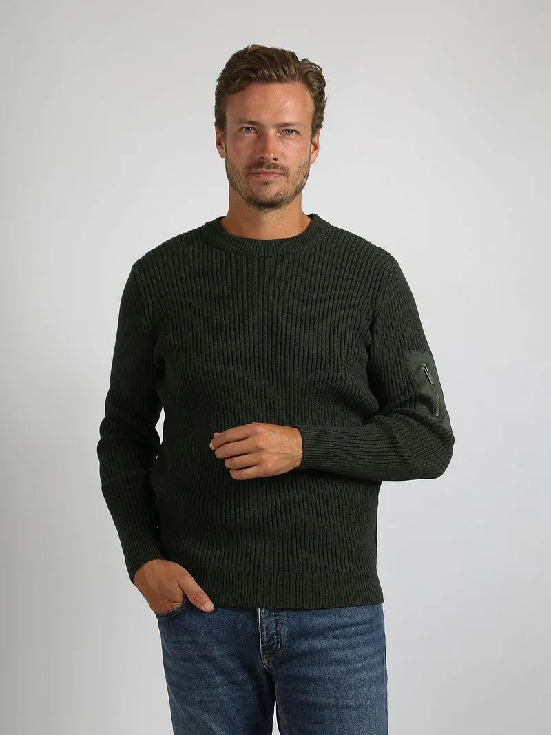 Suitable Suitable Mou Pullover Dunkelgrün - Größe M, Dunkelgrün, – Produktbild 3 von 5
