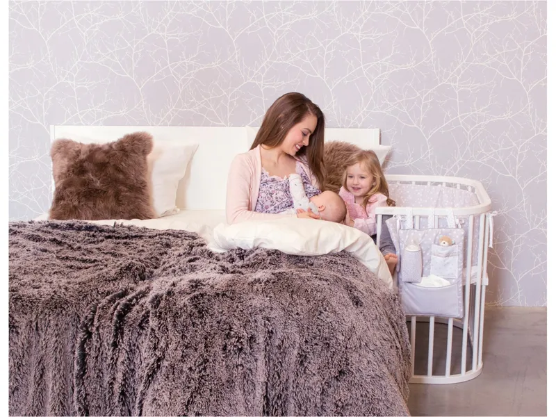 Babybay Babybay Original, Buche massiv, lackiert Liegefläche 81 x 43 cm, Weiß, – Produktbild 2 von 2