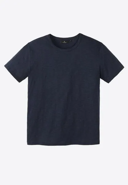 recolution Herren Slub T-Shirt aus Bio-Baumwolle - BAY - recolution, Dark navy (blau), – Produktbild 5 von 5