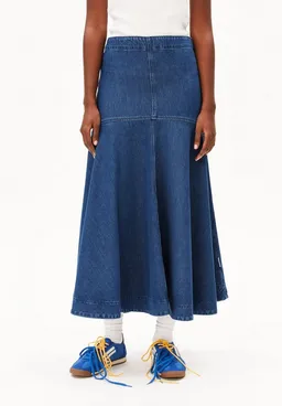 ARMEDANGELS ARMEDANGELS Jeansrock DENIM MIDI Jeansrock aus Bio-Baumwoll Mix Slim Fit – Produktbild 1 von 1