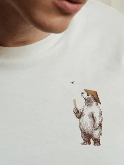 Kultgut Kultgut Klassik- Shirt - Recycelte Biobaumwolle naturbelassen/ Honeybabe – Produktbild 1 von 1