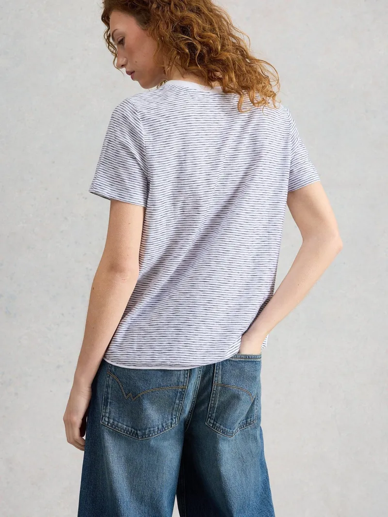White Stuff T-Shirt Clara - 52, Weiß multi, – Produktbild 4 von 4