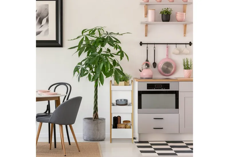 RELAXDAYS RELAXDAYS Badregal mit 3 Körben, 3-tlg., Braun, – Produktbild 5 von 5