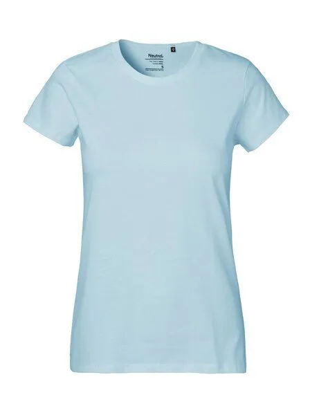 Neutral Neutral® Damen Classic T-Shirt von Neutral Bio Baumwolle, Hellblau, – Produktbild 2 von 4