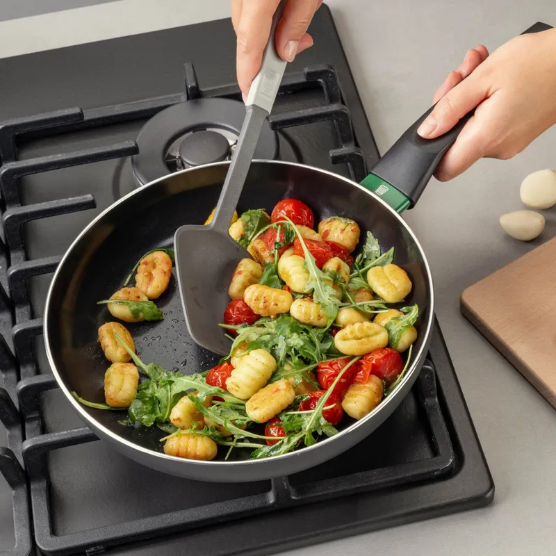 Chefkoch trifft Fackelmann Chefkoch trifft Fackelmann Bratpfanne Bielefeld, Keramik, antihaft, Ø24cm – Produktbild 2 von 3