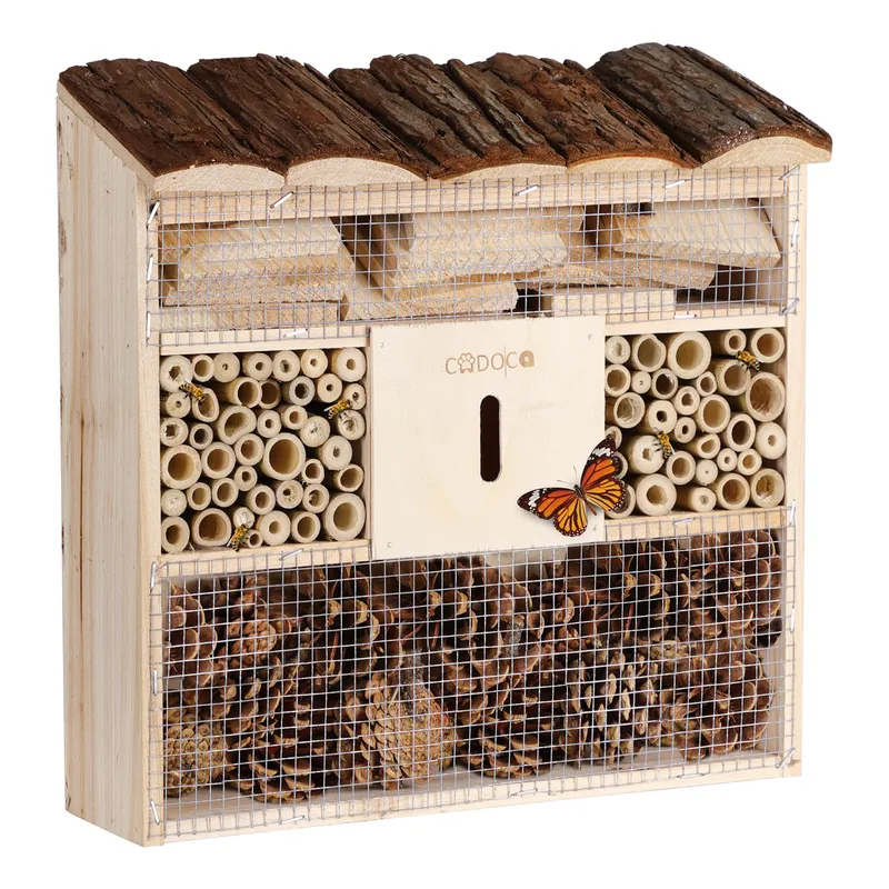 Cadoca® Cadoca® Insektenhotel Nistkasten 30,5x9,5x31cm – Produktbild 1 von 3