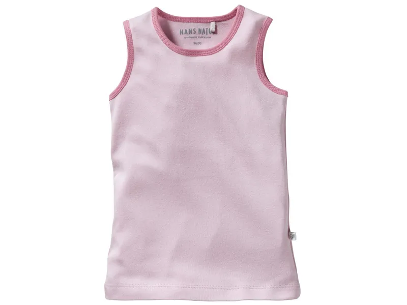 HANS NATUR Kinder Unterhemd Bio-Baumwolle Rosa Gr. 110/116, Rosa, – Produktbild 1 von 2