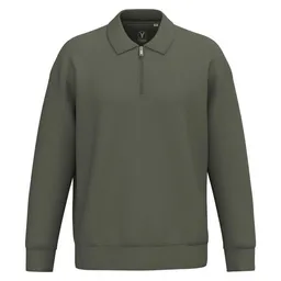 YTWOO YTWOO Unisex-Sweatshirt mit Zipper und Polokragen – Produktbild 1 von 1