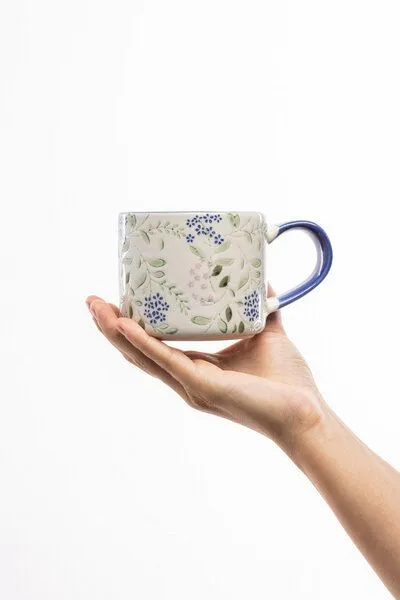 Tranquillo Tranquillo Tasse Vintage Garden, Blau, – Produktbild 4 von 5