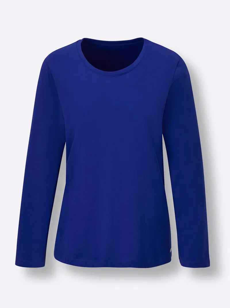 feel good Shirt royalblau, Royalblau, – Produktbild 1 von 2