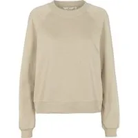 Basic Apparel Basic Apparel Sweat-Pullover MAJE aus Bio-Baumwolle, Grün (moss gray), – Produktbild 1 von 1