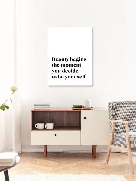 Photocircle Photocircle Poster / Leinwandbild - Be Yourself No6 – Produktbild 3 von 4