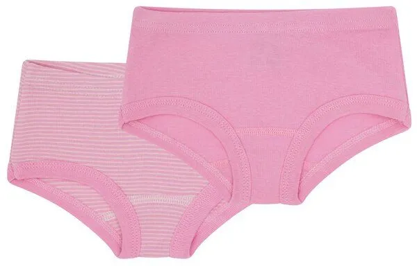 loud + proud loud + proud Babys & Kinder Doppelpack Pantys aus Feinrippp, GOTS-zertifiziert, Malve(rosa), – Produktbild 2 von 4