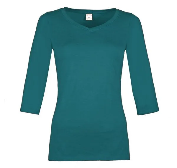 Frija Omina Frija Omina Bio 3/4 Arm-Shirt "Winda", Petrol (blau), – Produktbild 1 von 1