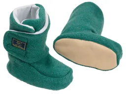Pickapooh Pickapooh Baby Hausschuhe Walkpuschen melange-grün Gr.1 (0-3 Monate) – Produktbild 1 von 1