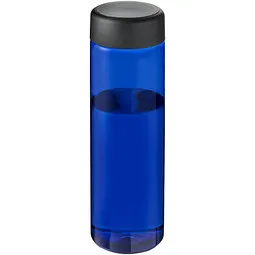 Unbranded H2O Active® Eco Vibe 850 ml Wasserflasche mit Drehdeckel, blau, schwarz, Schwarz / blau, – Produktbild 1 von 1