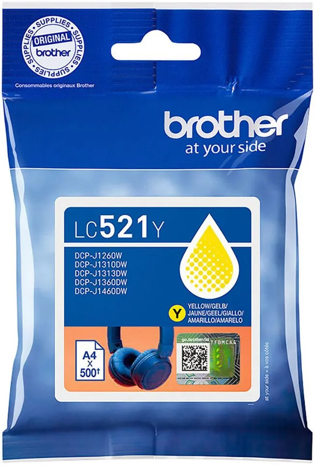 Brother Brother Tintenpatrone LC-521Y gelb – Produktbild 7 von 8