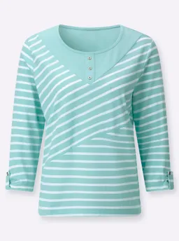 Witt Ringelshirt mint-ecru-gemustert – Produktbild 1 von 1