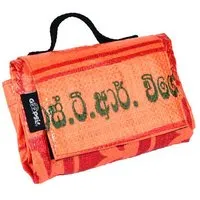 GOOPSI GOOPSI Faltbare Outdoordecke aus Reissack – Kinderdecke, Picknickdecke, Hundedecke - Fairtrade, Orange, – Produktbild 1 von 1
