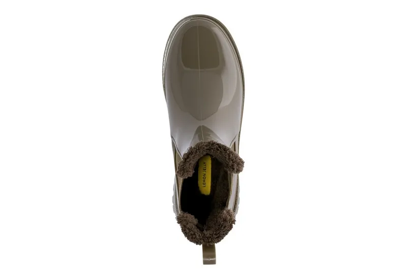 Lemon Jelly Lemon Jelly Gummistiefel Colden (gefütteter Chelseaboot) glänzend woodland grün Sneaker, Grün, – Produktbild 5 von 5
