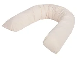 HANS NATUR Stillkissen, 160 cm, Wollkügelchen (kbT) Gewicht 0,9 kg – Produktbild 1 von 1