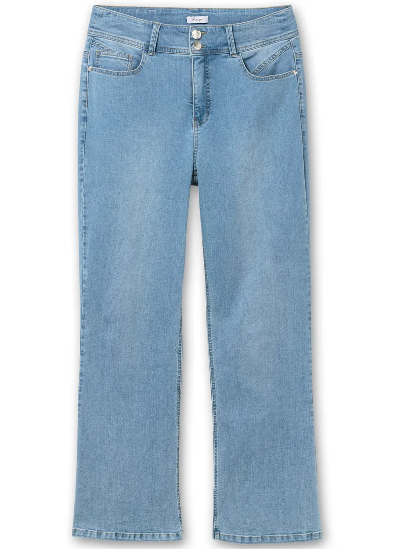 sheego Bootcut-Jeans light blue-denim, Light blue-denim, – Produktbild 1 von 2