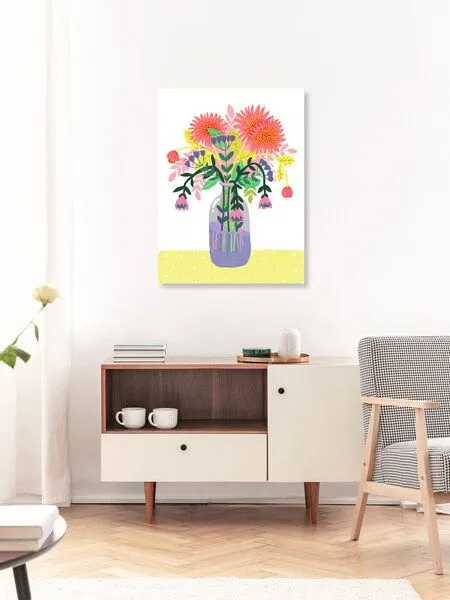Photocircle Photocircle Poster / Leinwandbild - Flowers in a bottle – Produktbild 3 von 4