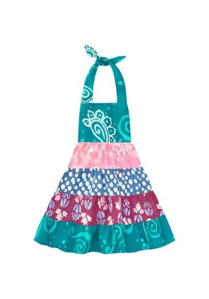 Global Mamas Global Mamas Bio Karussellkleid - Chroma, Paisley (blaugrün), – Produktbild 1 von 3