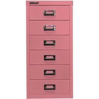 Bisley Schubladenschrank 6 Schübe, DIN A4 pink – Produktbild 1 von 1