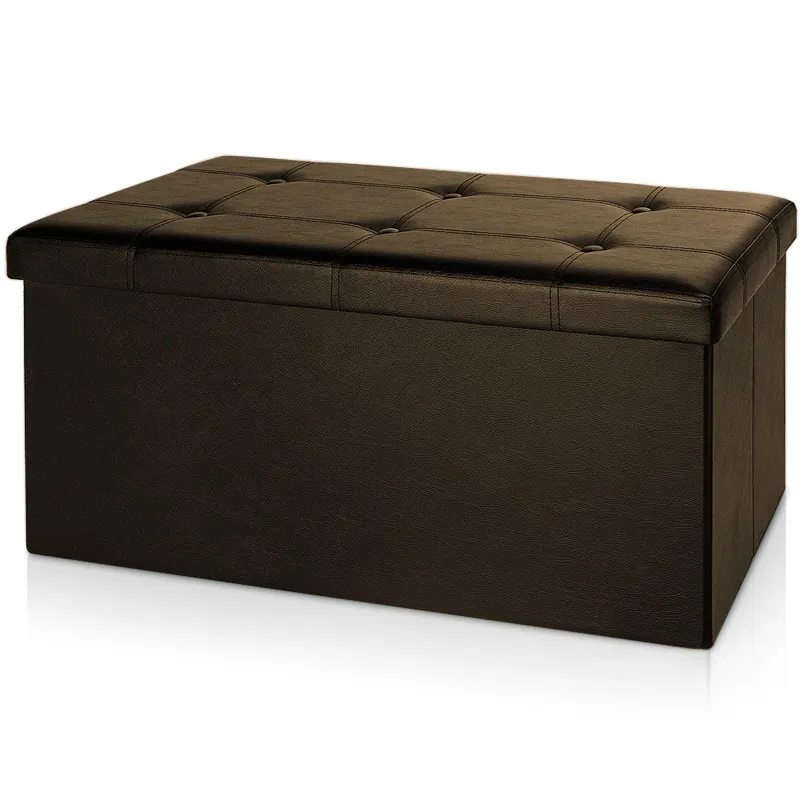 Casaria® Casaria Deuba Faltbare Sitzbank/Sitzhocker MDF braun – Produktbild 1 von 1