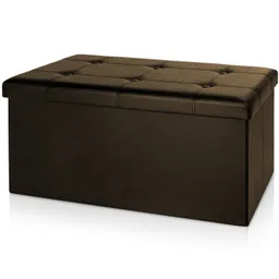 Casaria® Casaria Deuba Faltbare Sitzbank/Sitzhocker MDF braun – Produktbild 1 von 1