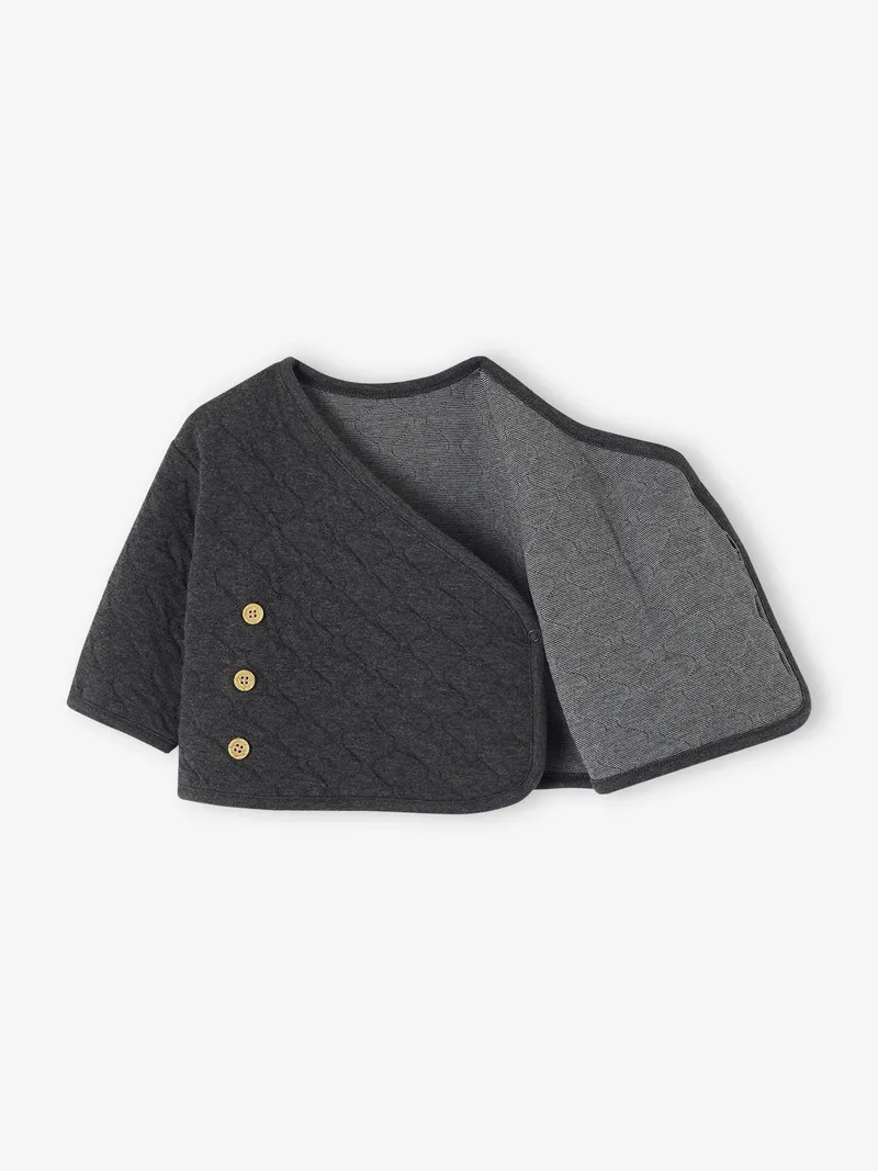 Vertbaudet Baby Wickeljacke, Anthrazit, – Produktbild 3 von 3