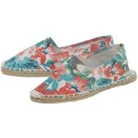 Japanwelt Espadrilles Japanwelt Espadrilles Espadrilles Canvas Unisex Sommerlatschen Leinen Hawaii blau – Produktbild 1 von 1